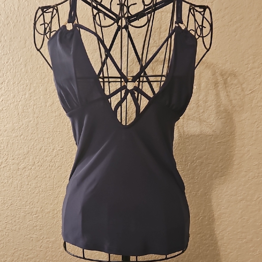VENUS Navy Strappy Camisole Top. New Never Worn.